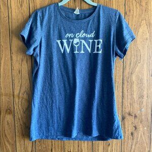 Source Unknown Blue Fitted Short Sleeve T-Shirt